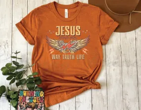 Jesus World Tour in Yellow DTF/Sublimation Transfer #1183