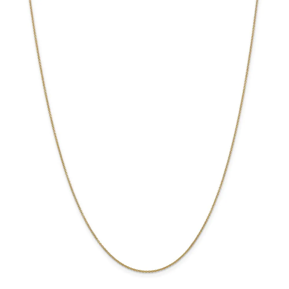 Yellow Gold Fancy Script Initial G Necklace