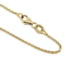 Yellow Gold Cable Chain in 14kt