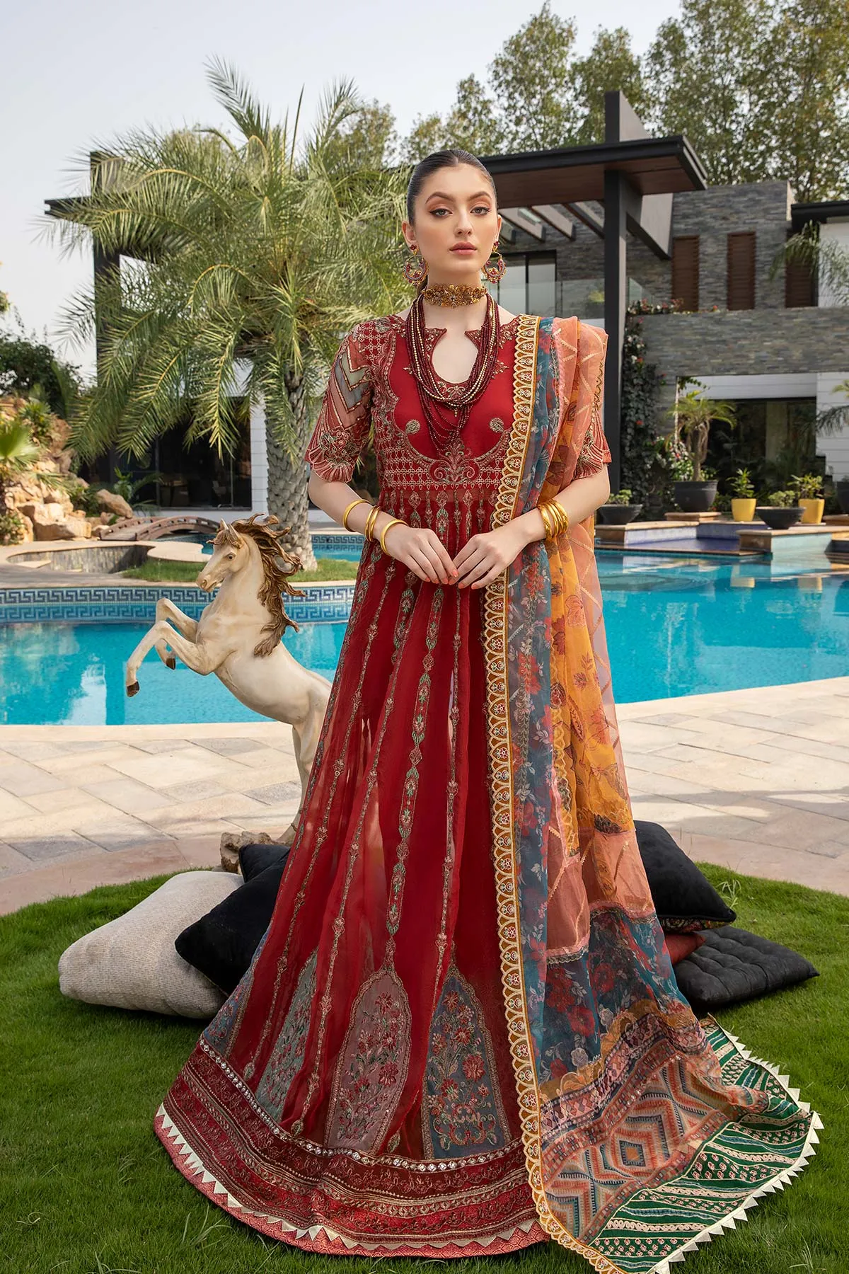 3 Pc DD-06 Luxury Embroidered Set