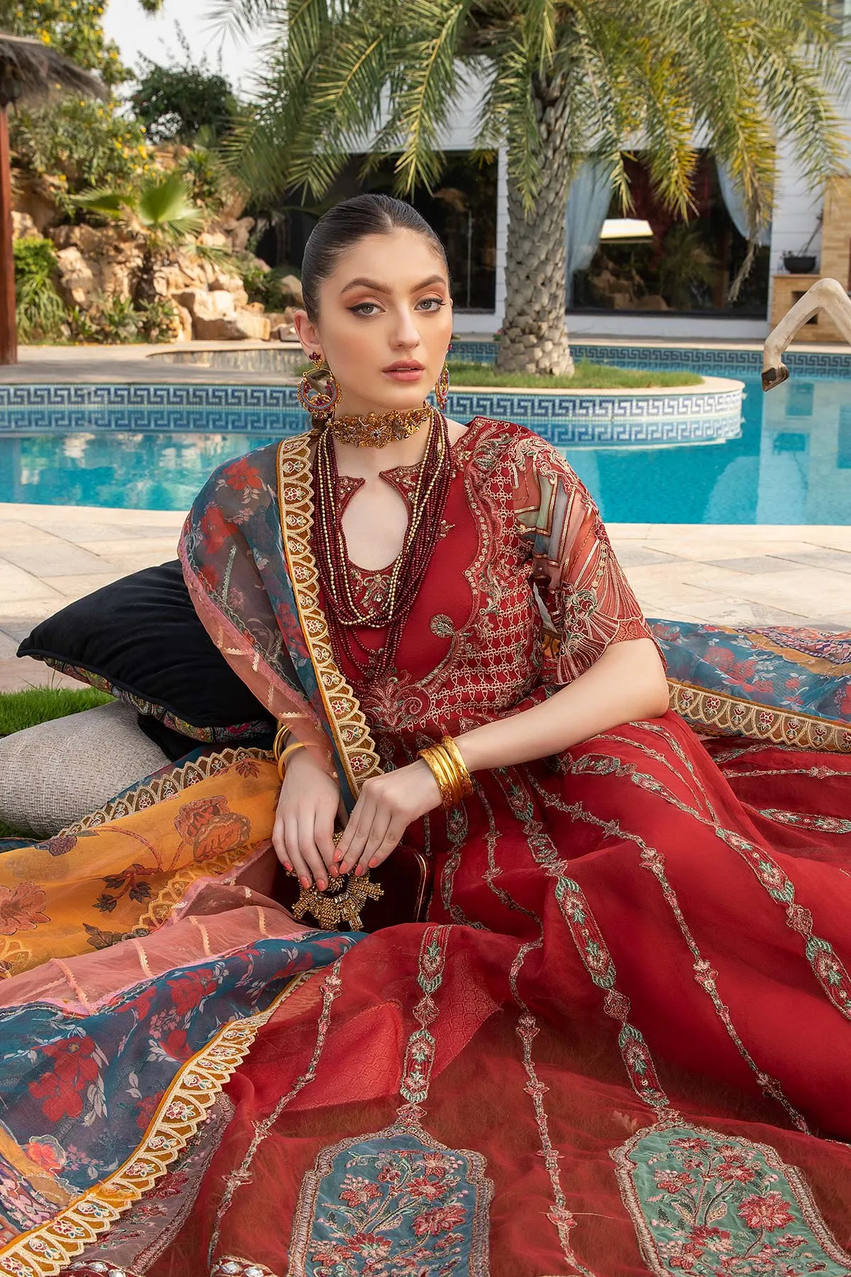 3 Pc DD-06 Luxury Embroidered Set