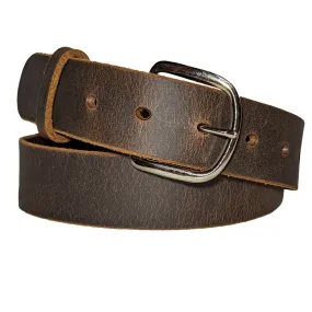 Faded Amish Brown Leather Belt