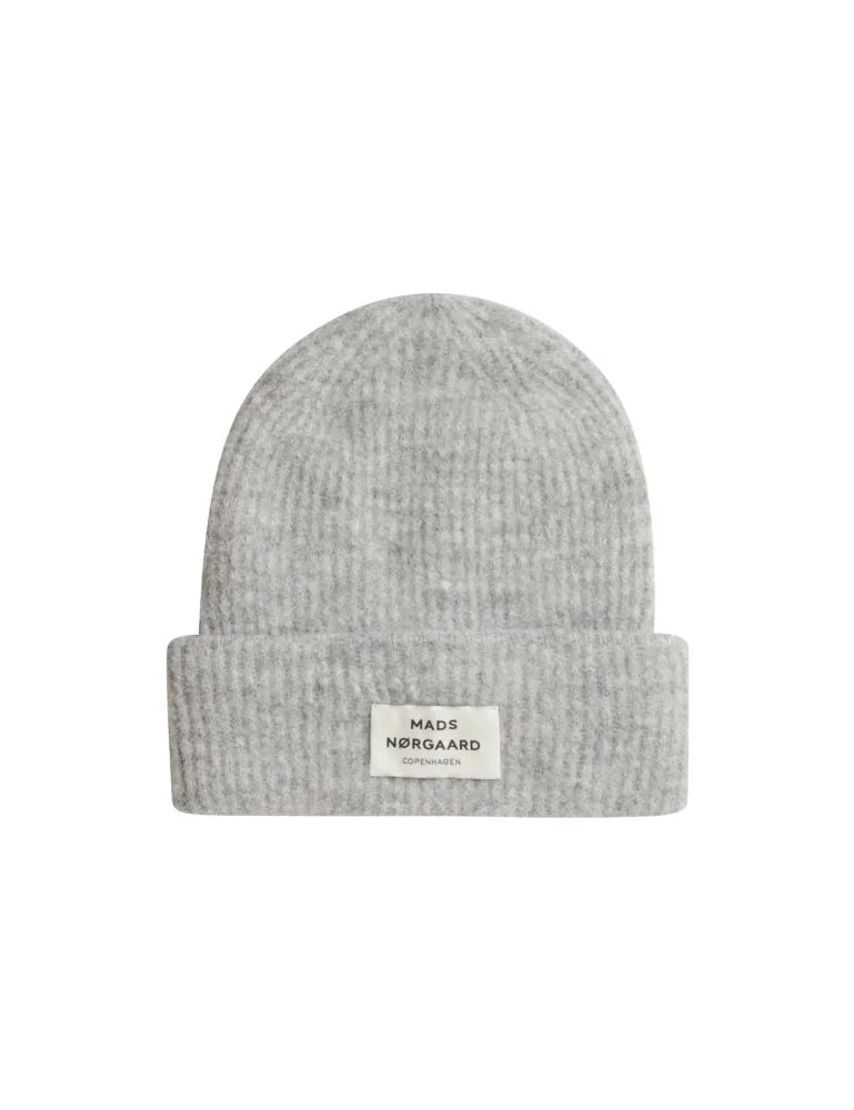 Anju Hat Light Grey Melange by Mads Norgaard