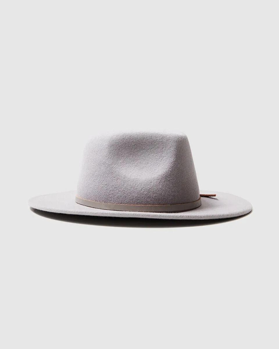 Arvust Howard Wool Fedora Stone