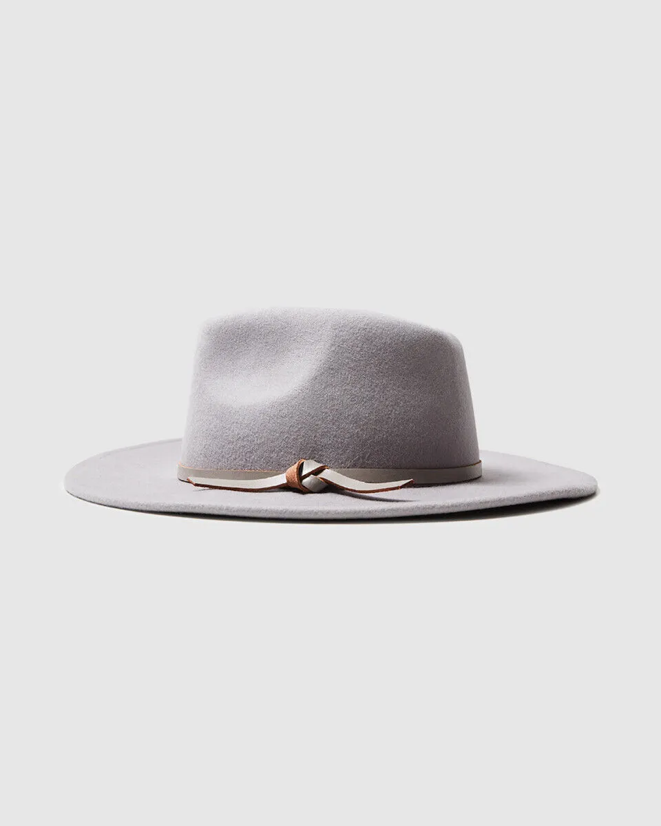 Arvust Howard Wool Fedora Stone