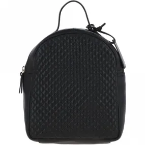 Ashwood Leather Quilted Black Backpack