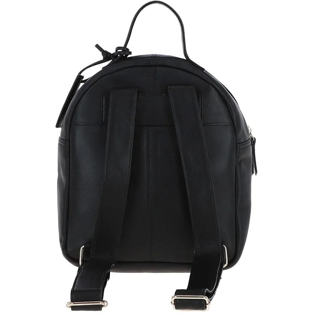 Ashwood Leather Quilted Black Backpack