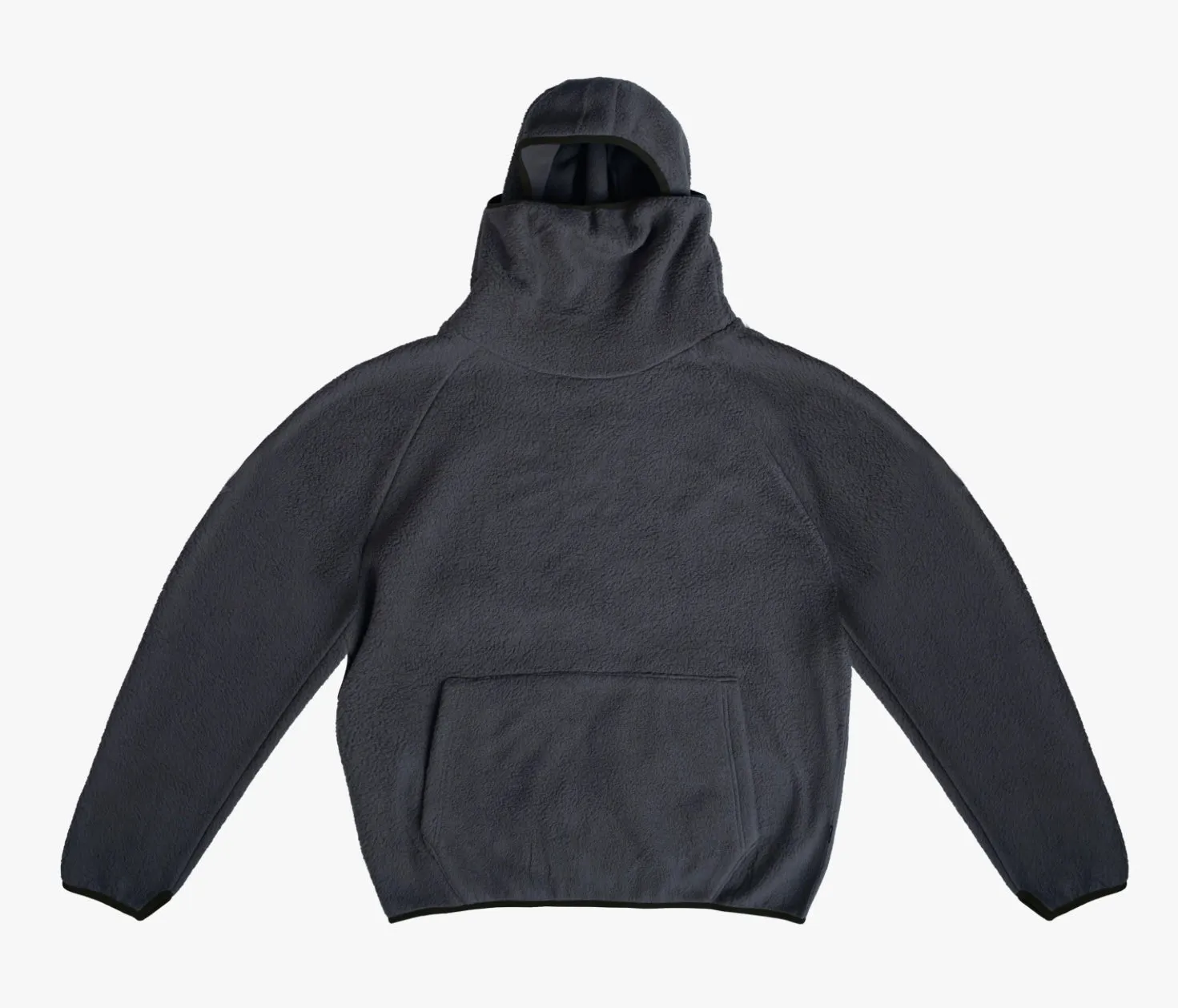 Balaclava Style Sherpa Sweatshirt