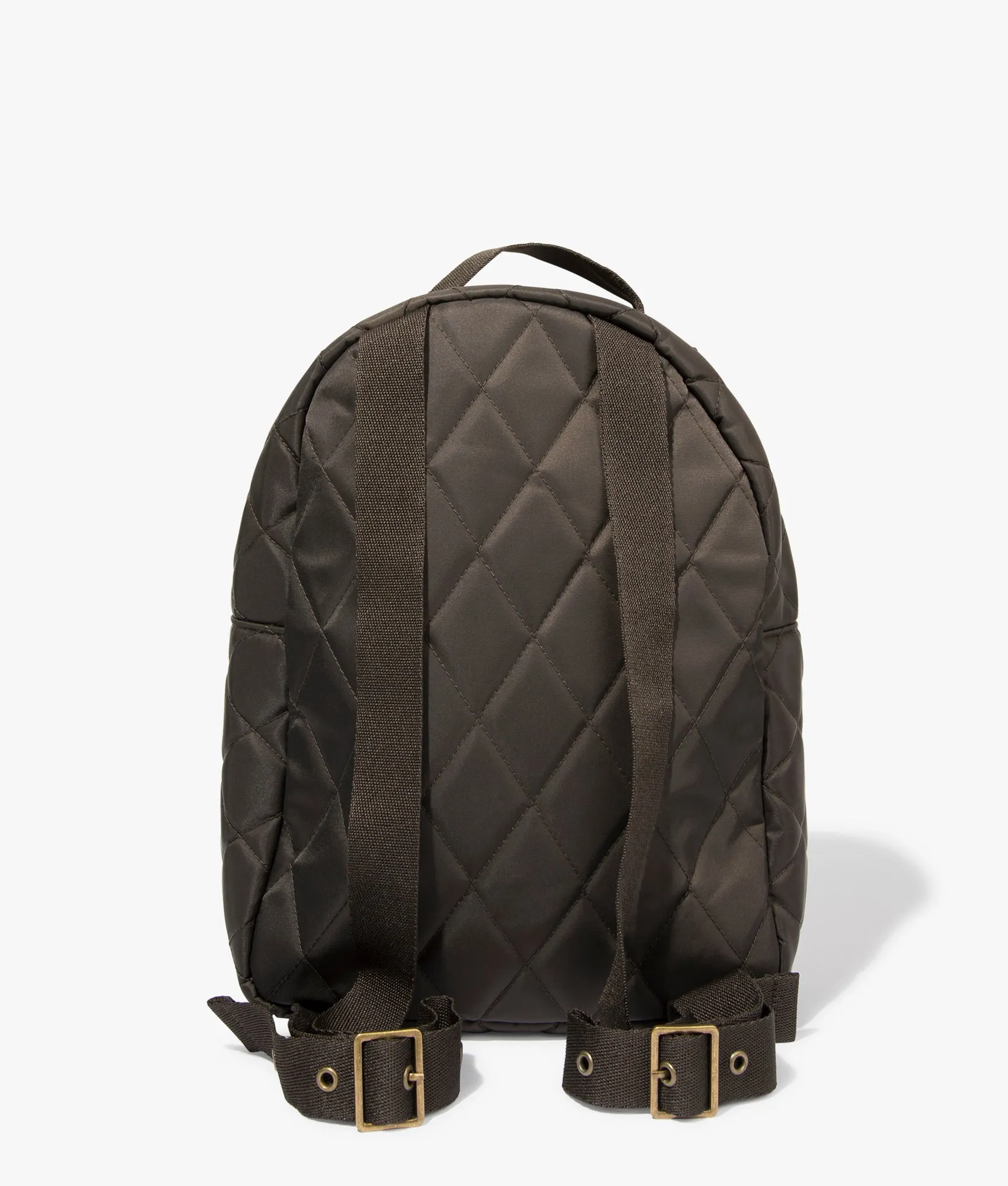 Barbour Olive Quilted Backpack for Women