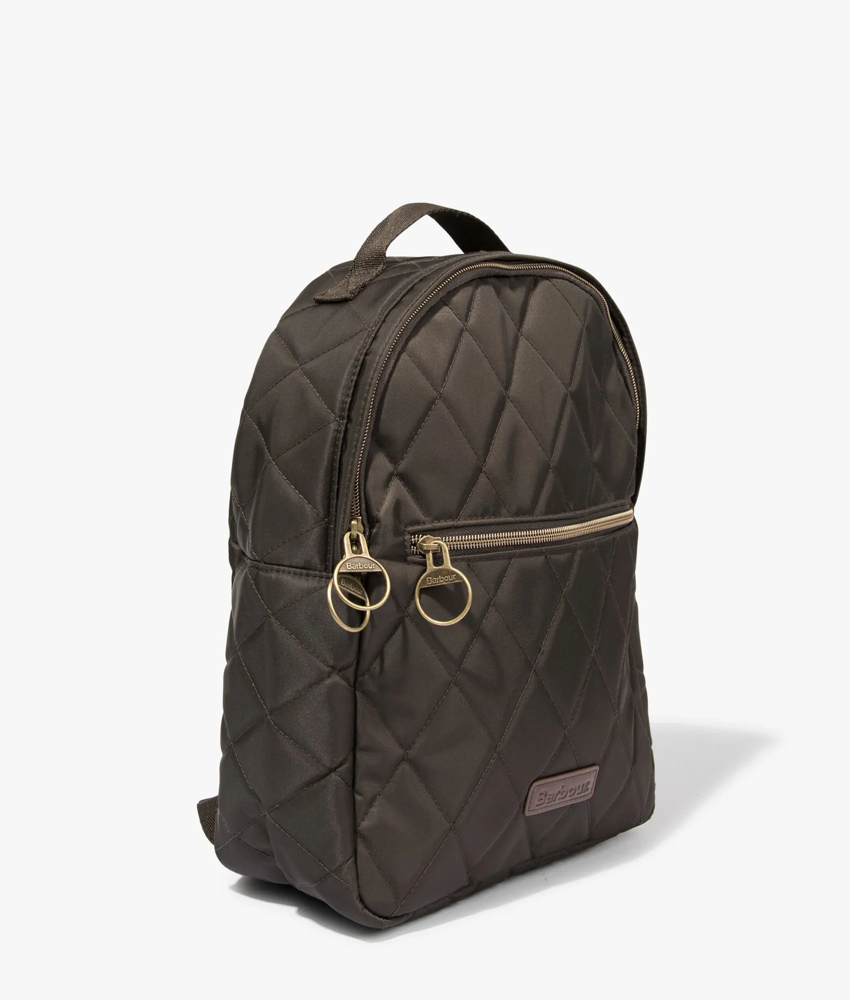 Barbour Olive Quilted Backpack for Women