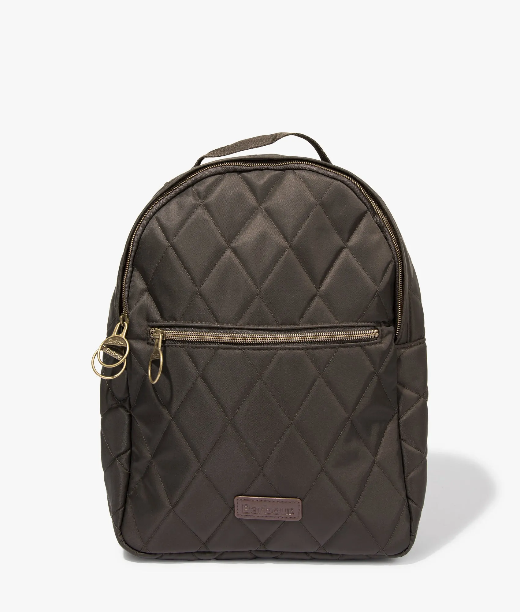 Barbour Olive Quilted Backpack for Women