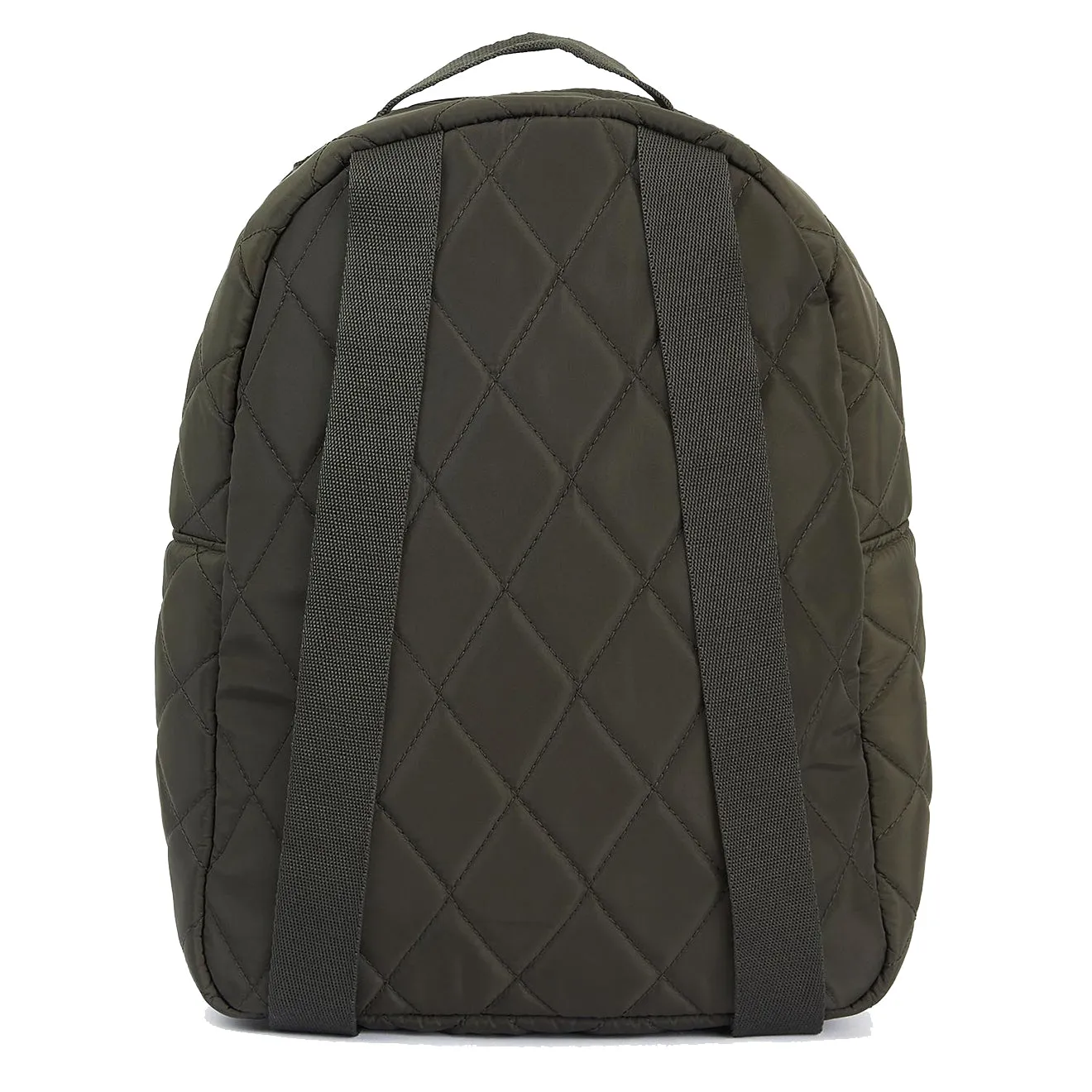 Barbour Olive Quilted Backpack