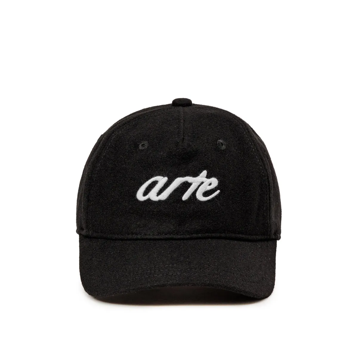 Black Arte Antwerp Front Logo Embroidery Wool Cap