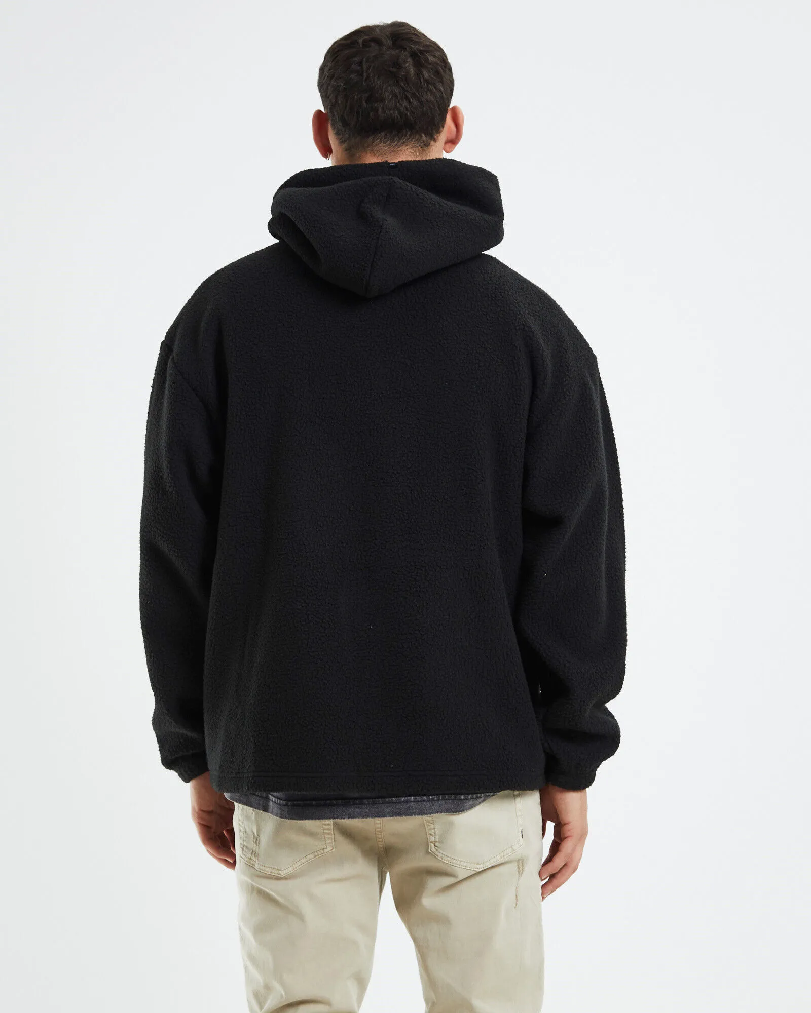 Black Standard Montauk Sherpa Hoodie