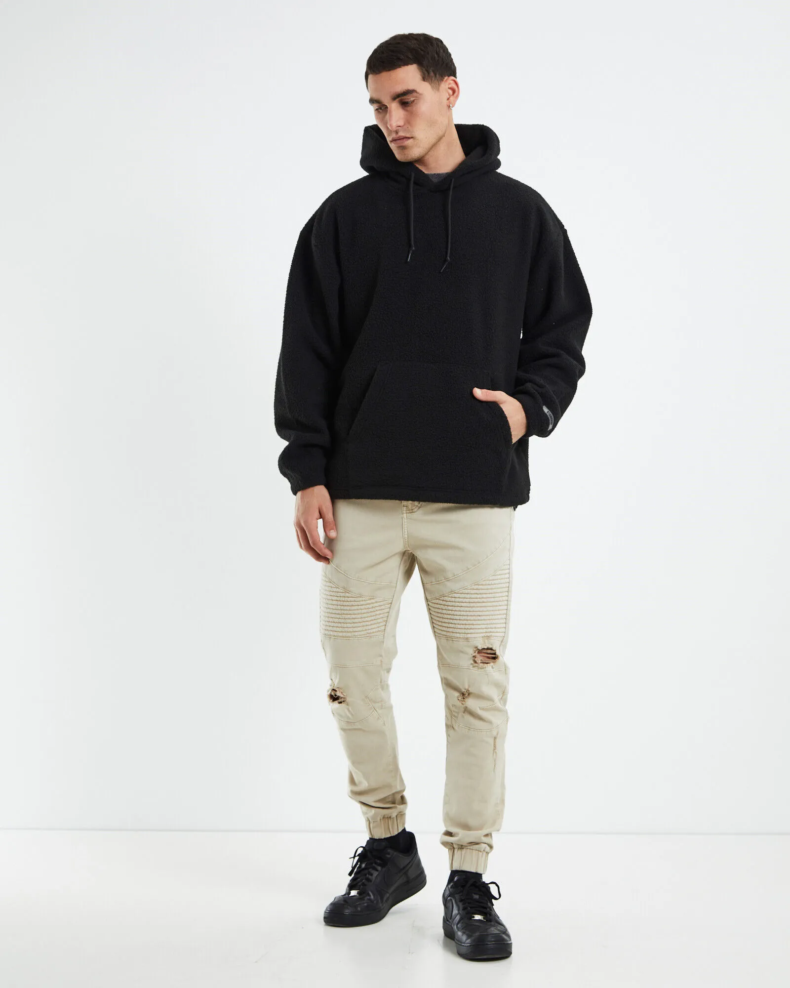 Black Standard Montauk Sherpa Hoodie