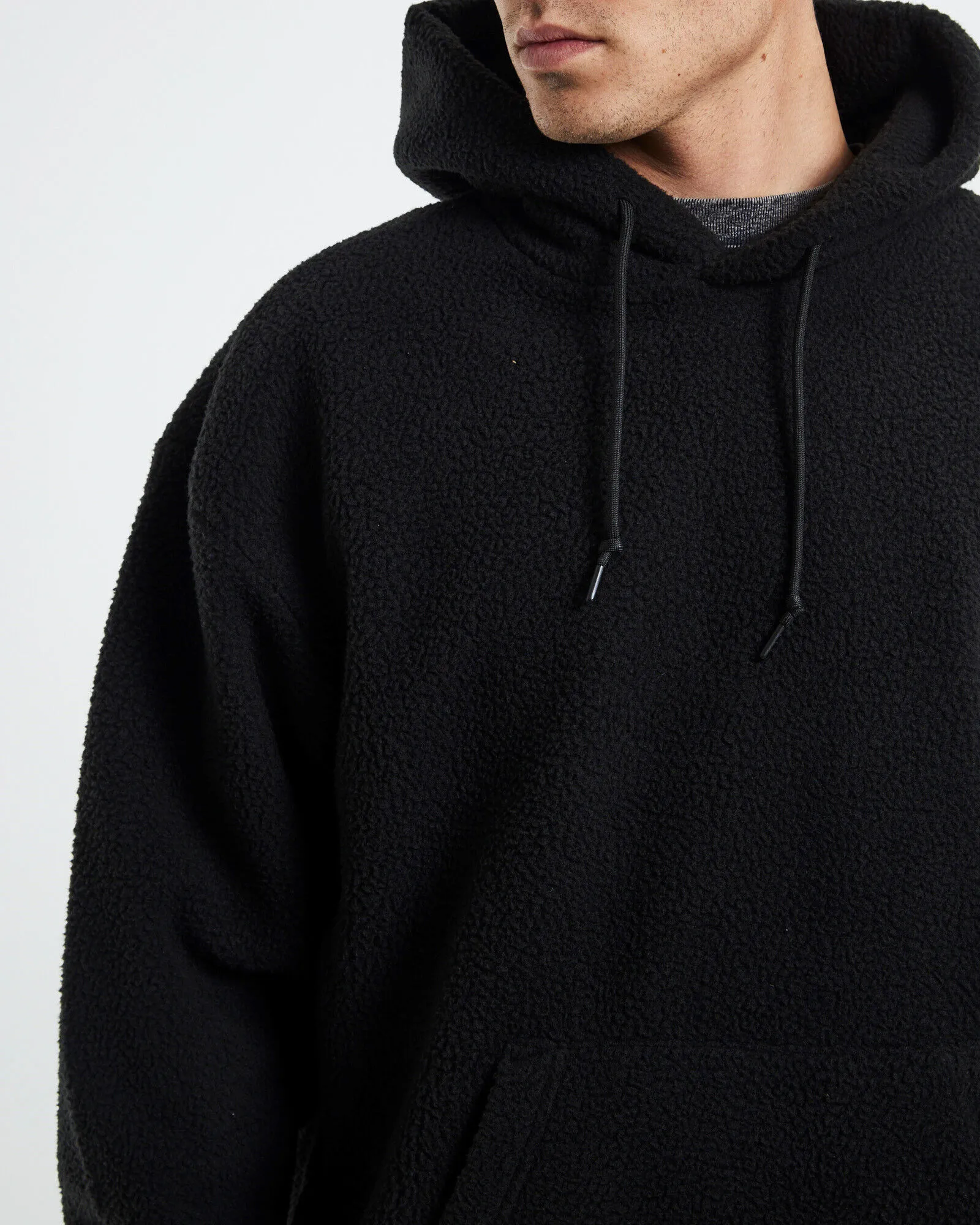 Black Standard Montauk Sherpa Hoodie