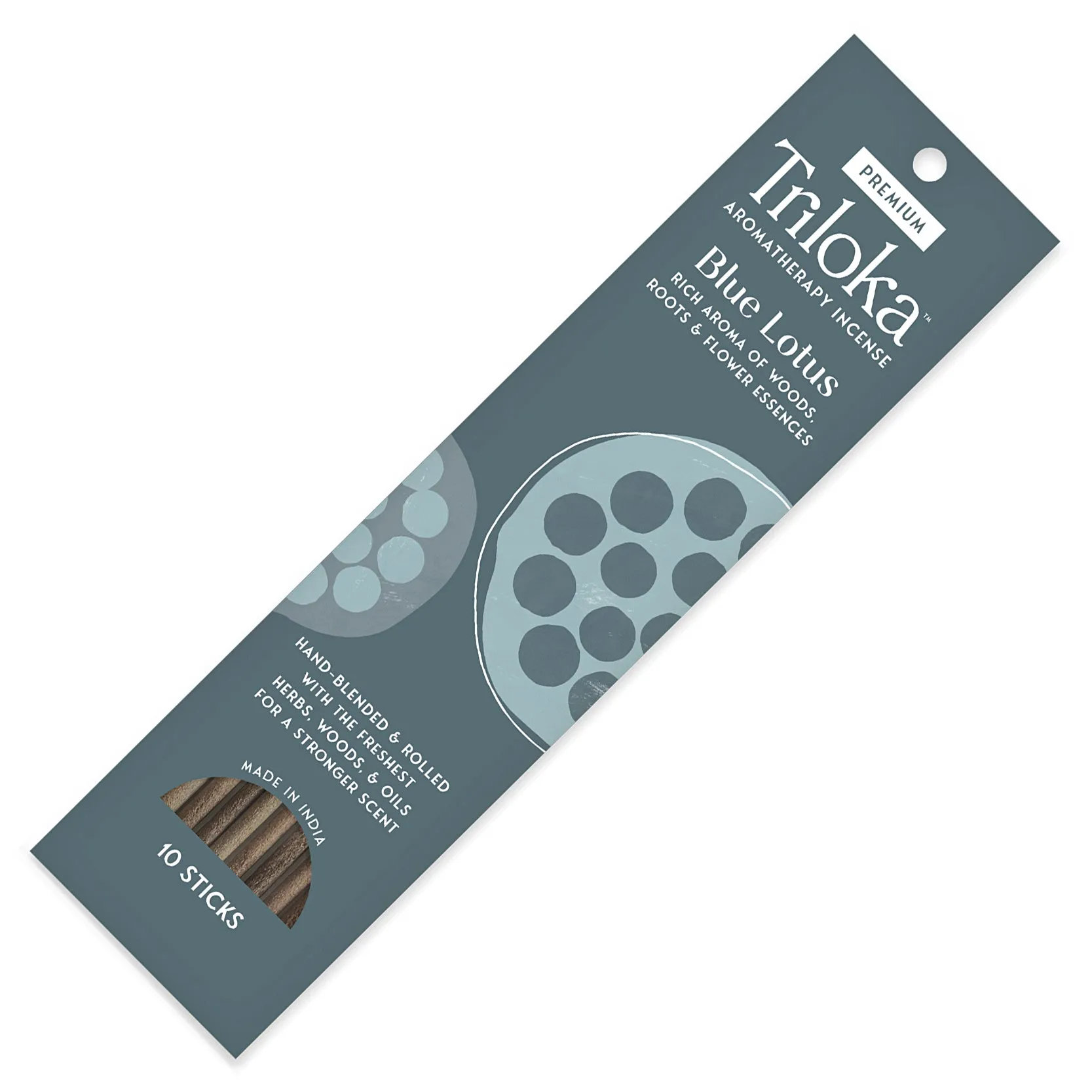 Blue Lotus Premium Incense Sticks by Triloka