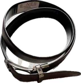 BONES: Agent Booth's Black Leather Belt (36)