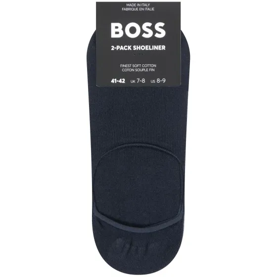 '2 Pack' Shoe liner Socks in Dark Blue by BOSS