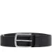 Boss 'Jor HB' Embossed Leather Belt Black