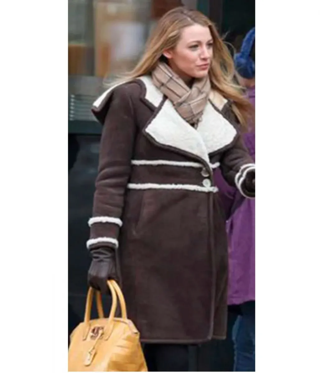 Amanda Holden Suede Leather Coat