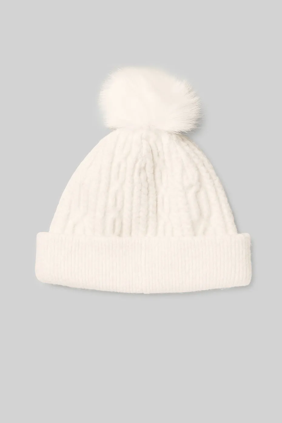 Ivory Knit Beanie