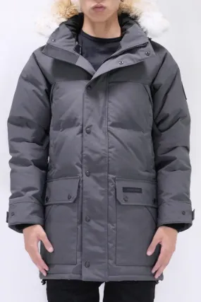 Canada Goose Men's Down Parka Emory Black Label in Graphite