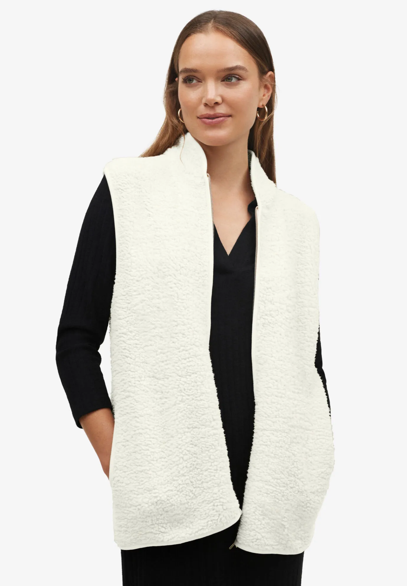 Casual Sherpa Vest