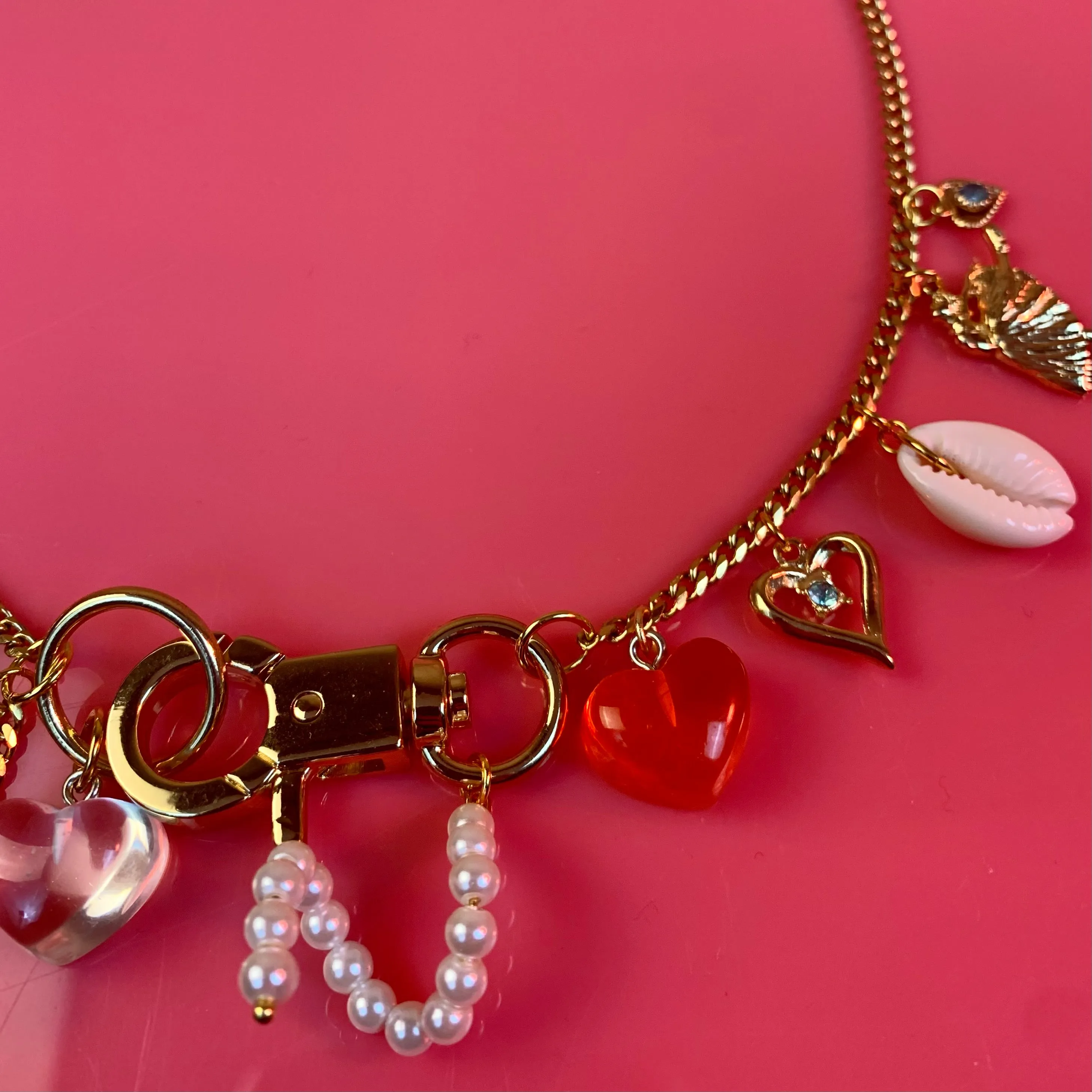 Romantic Love Ballet Charm Necklace