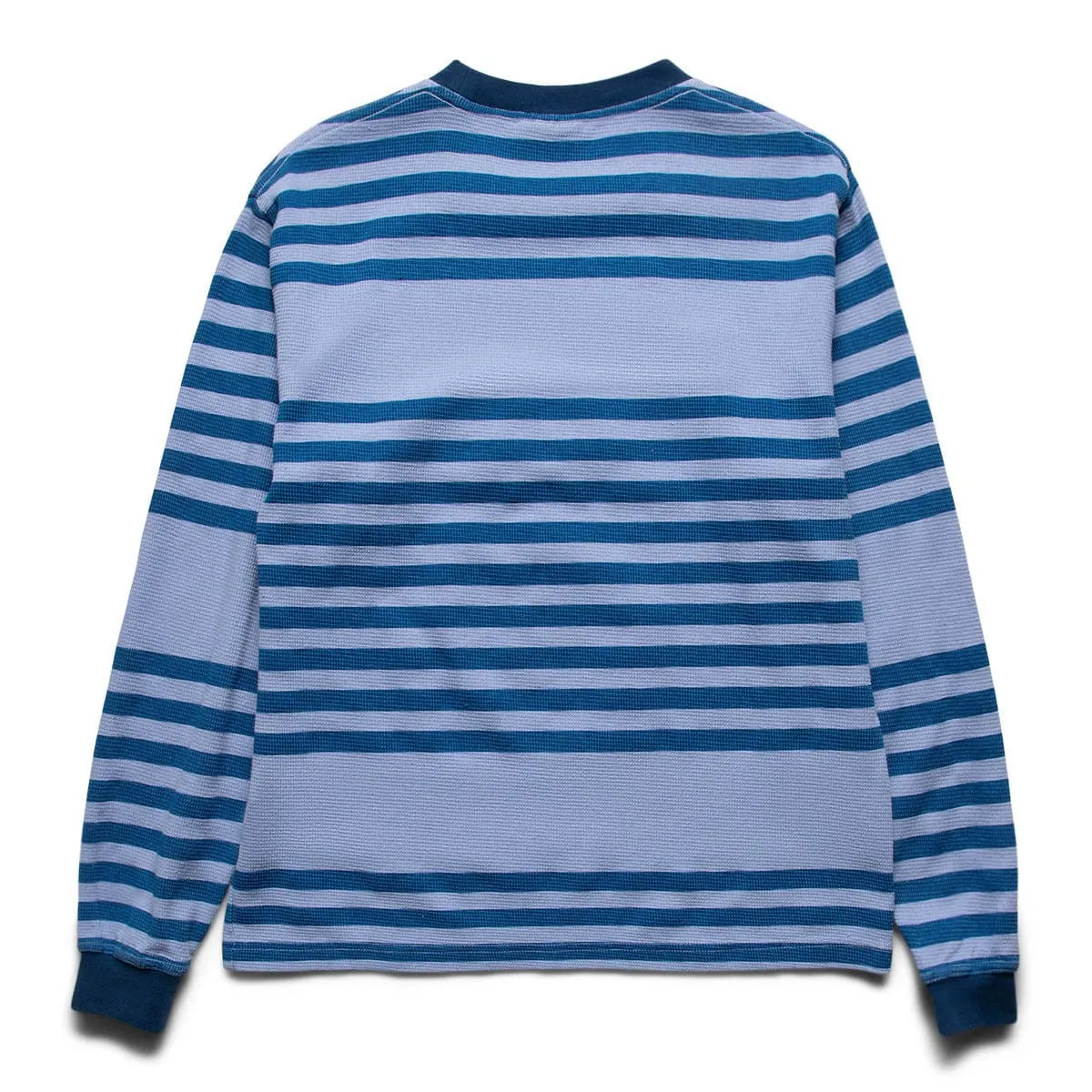 Chiller Striped Thermal Shirt Blue