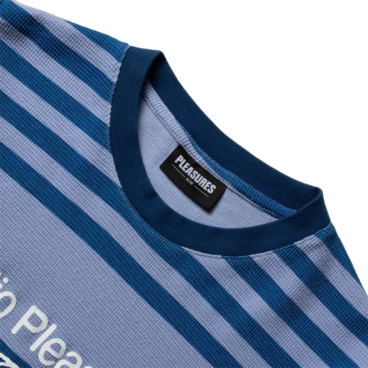 Chiller Striped Thermal Shirt Blue