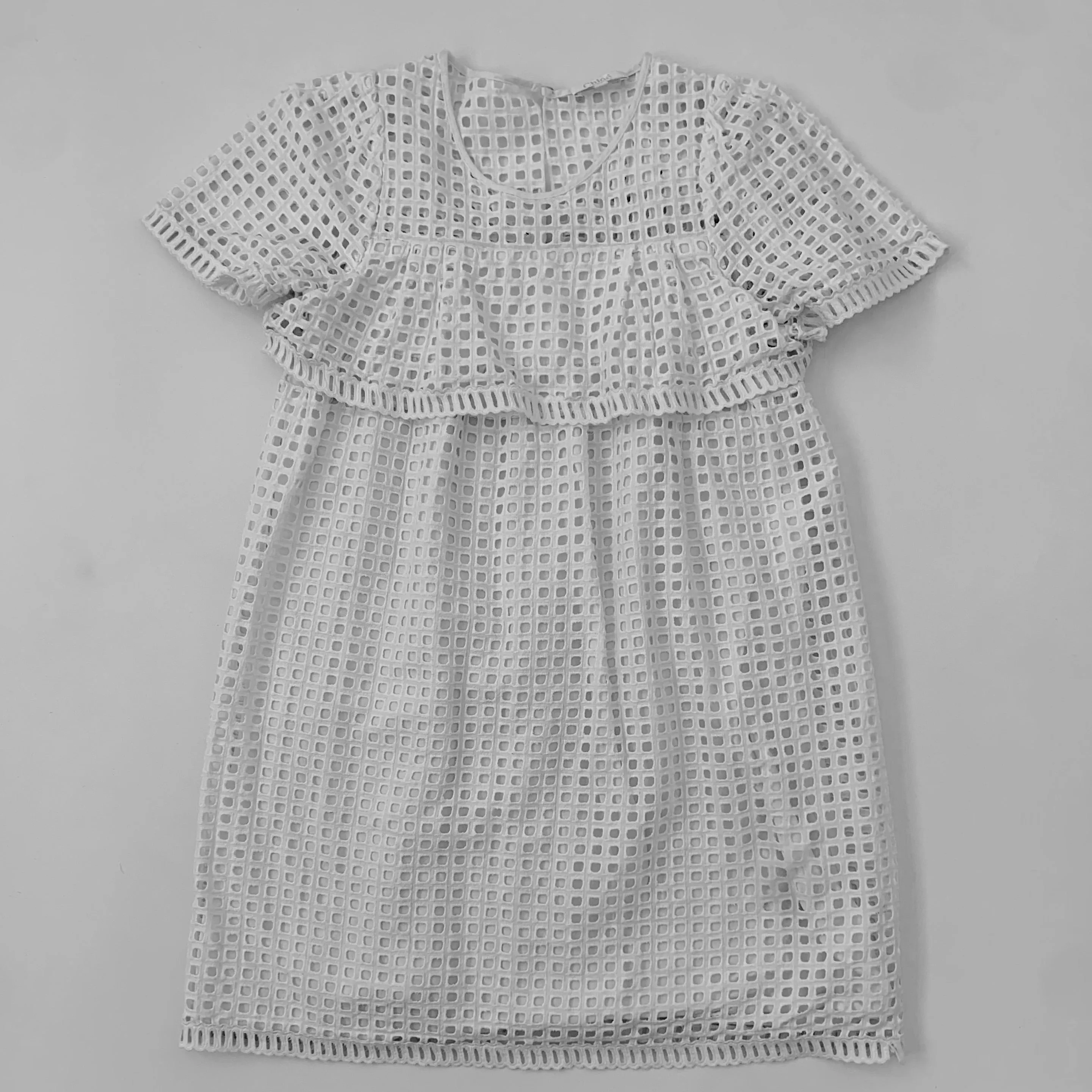 White Lace Dress by Chloé for 10-Year-Olds