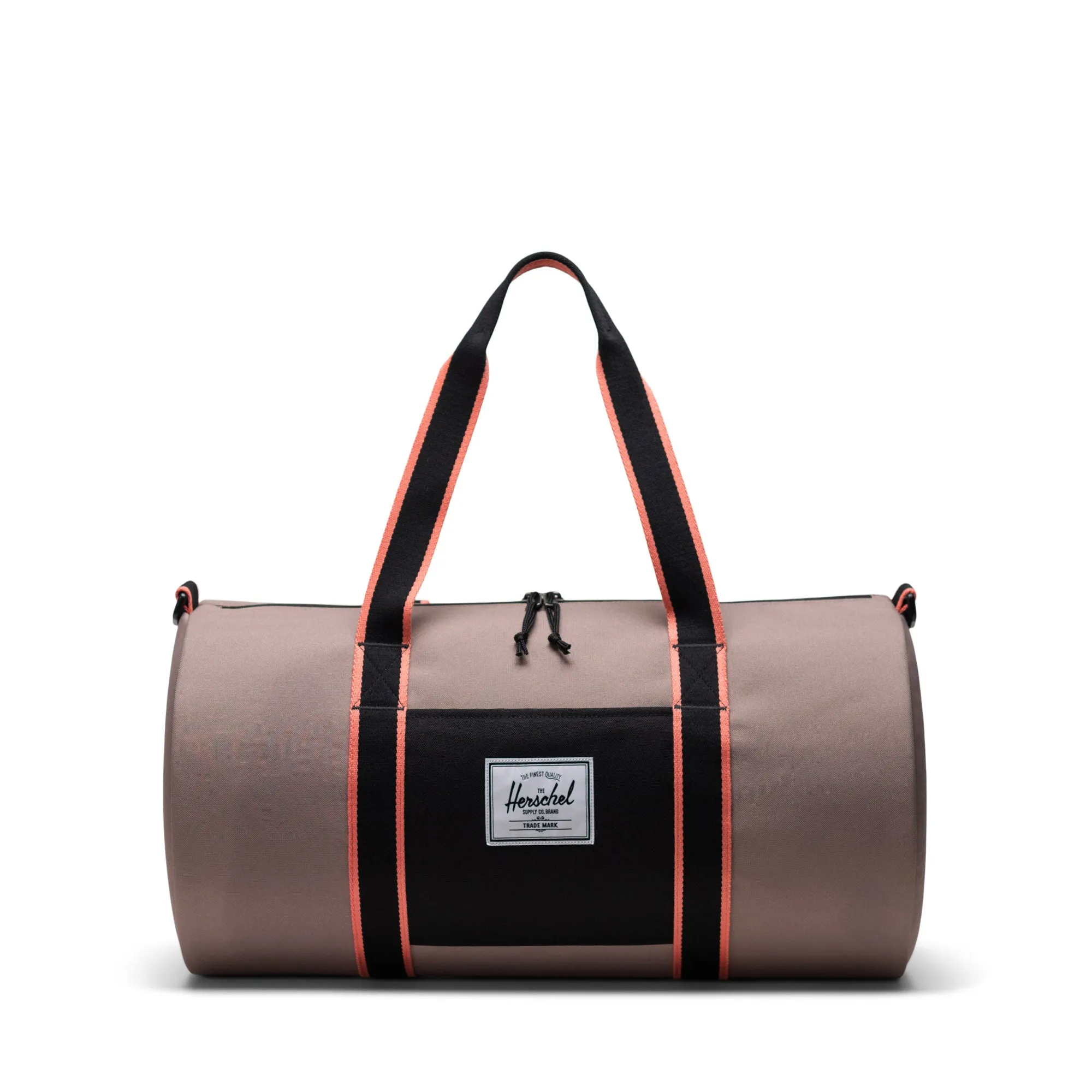 Classic Gym Bag in Taupe Grey/Black/Shell Pink