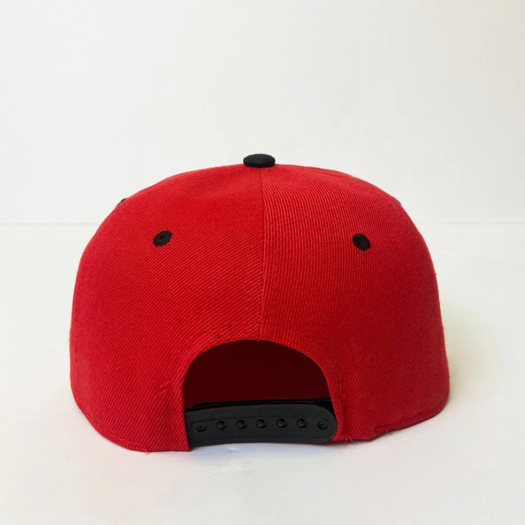 Classic Two Tone 5 Panel Snapback Hat