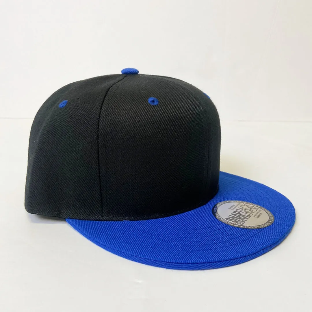 Classic Two Tone 5 Panel Snapback Hat