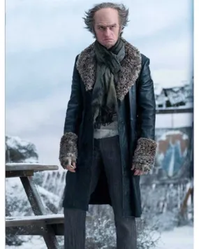 A Series of Unfortunate Events Count Olaf Shearling Coat