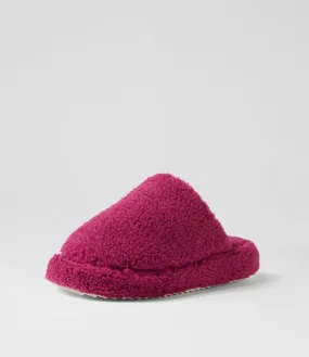 Diana Ferrari Berry Fleece Slippers