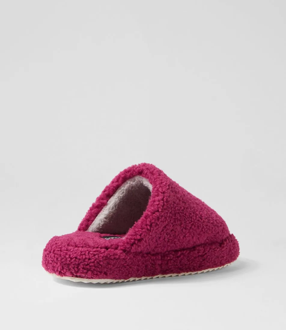 Diana Ferrari Berry Fleece Slippers