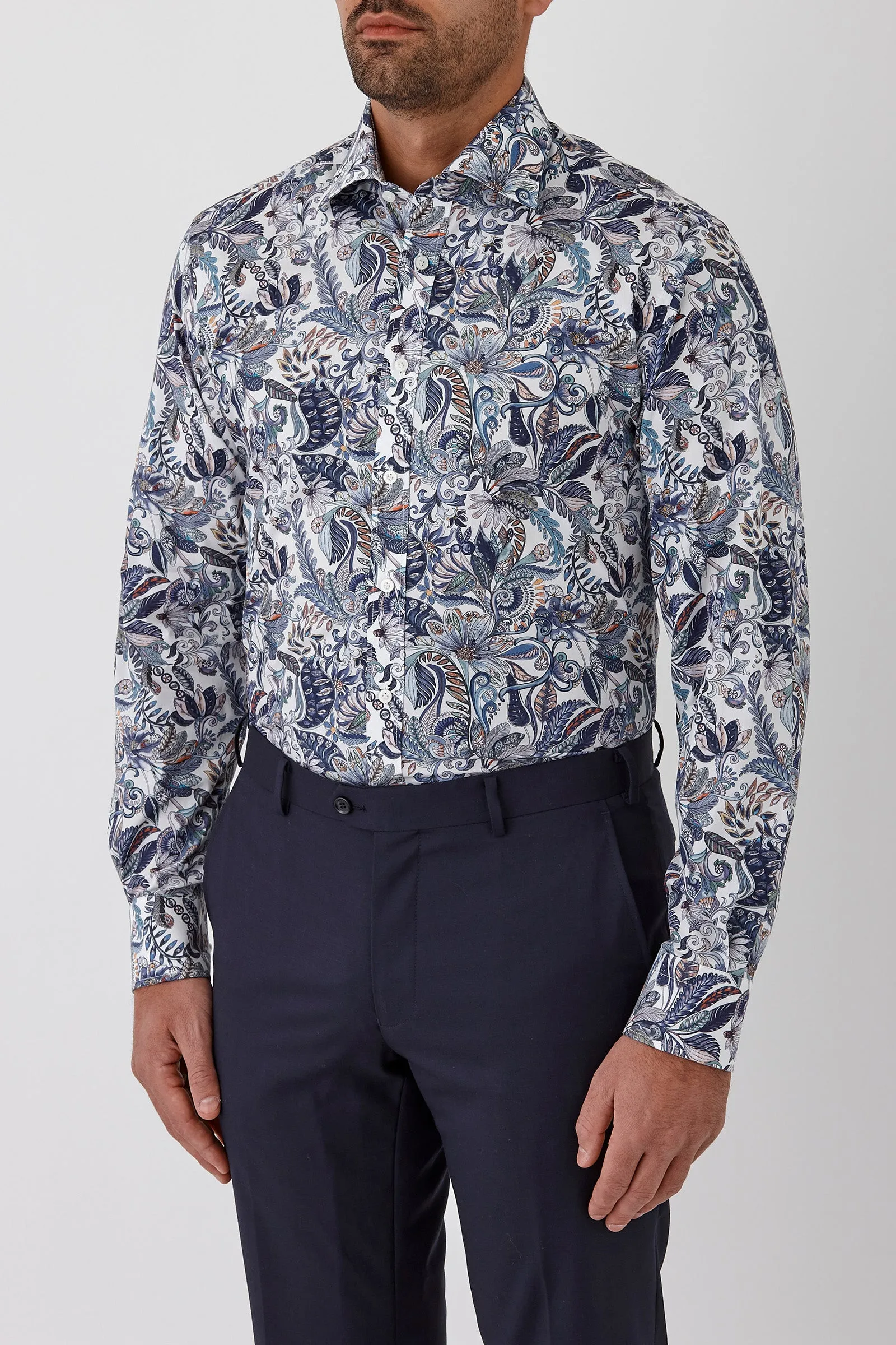 Steel Paisley Giorgio Shirt by Dom Bagnato