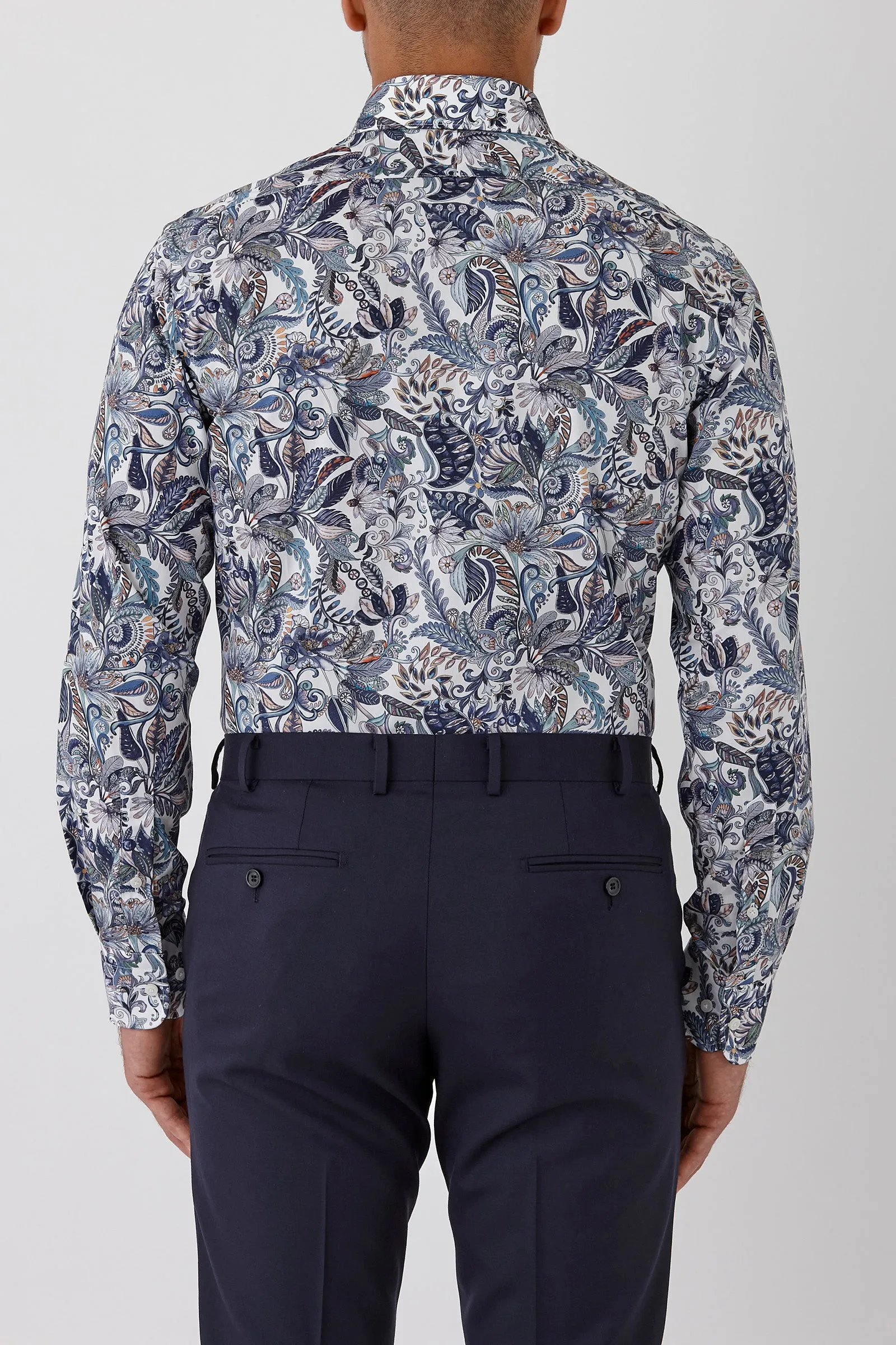 Steel Paisley Giorgio Shirt by Dom Bagnato