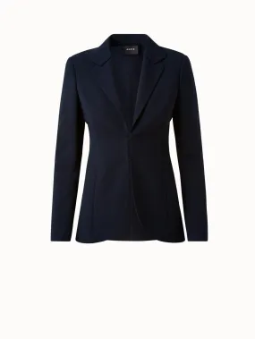 double faced wool blazer