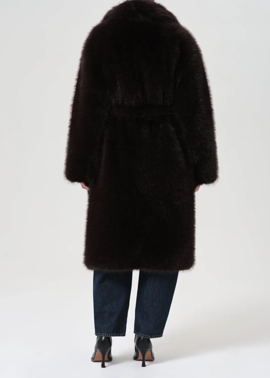 Ebony Shearling Coat