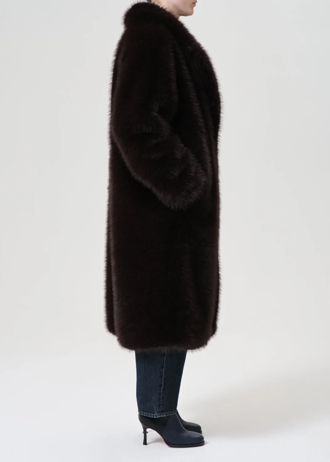 Ebony Shearling Coat