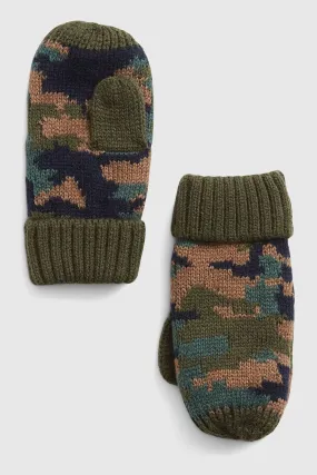 Recycled Camo Mittens