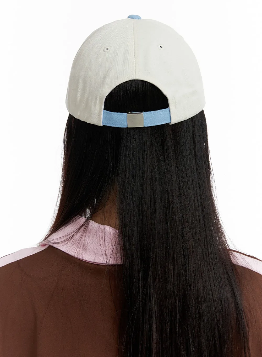 Embroidered Color Block Cap IF421