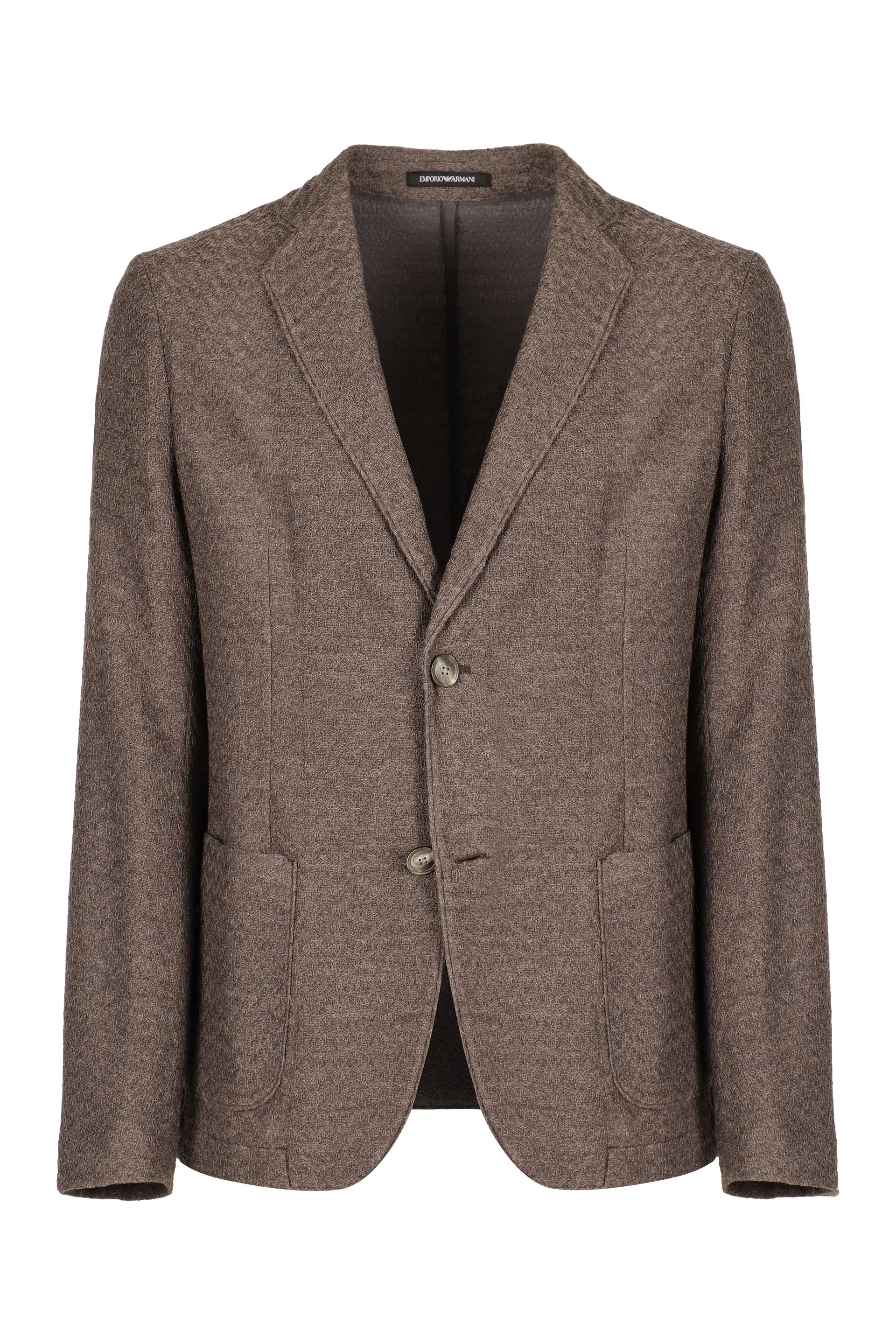 Emporio Armani Brown Wool Blazer