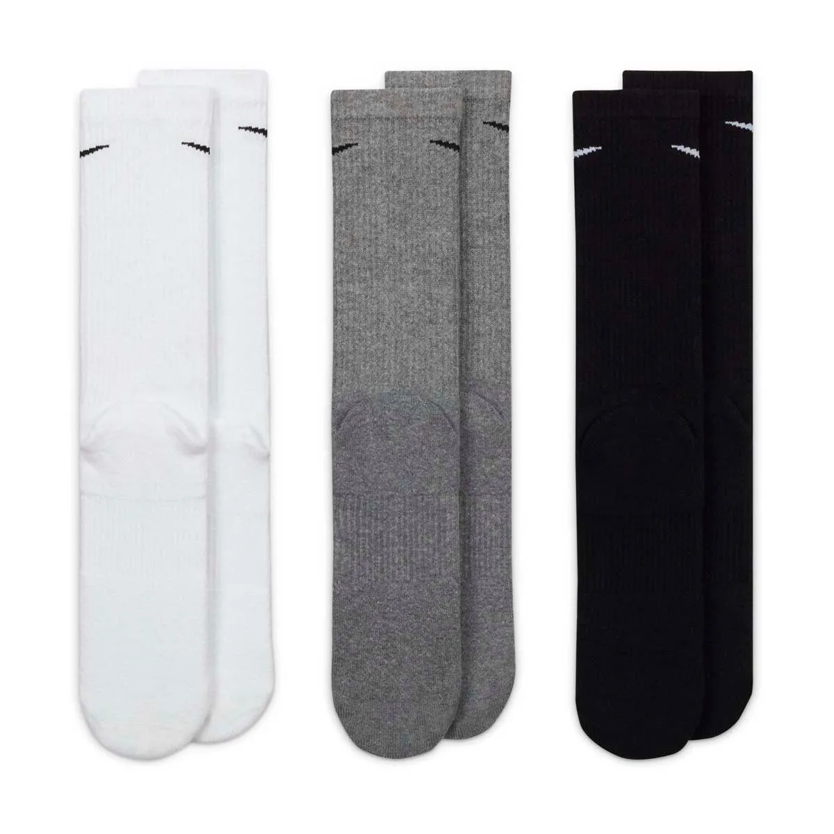 Everyday Plus Cushioned Training Crew Socks (3 Pairs) by Nike