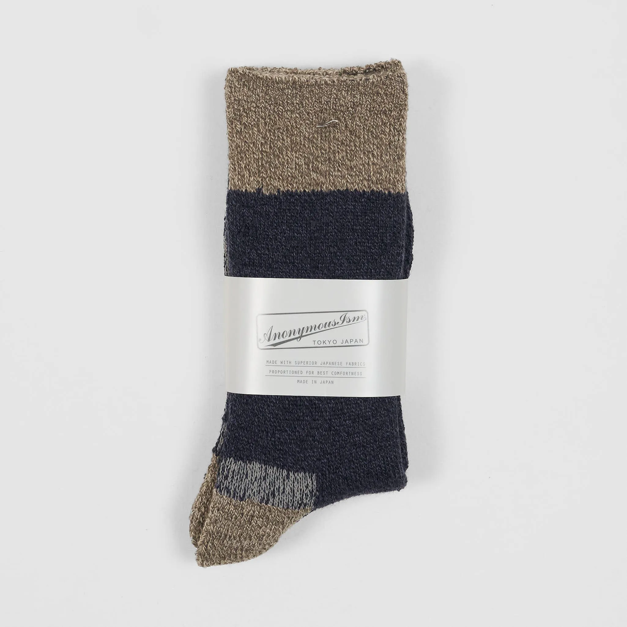 Fair OD Pile Crew Socks by Anonymous Ism