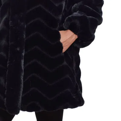 Gallery Women's Heavyweight Faux Fur Coat