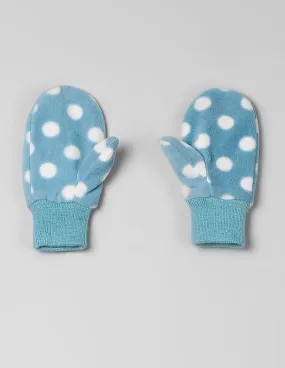 Blue Dot Fleece Mittens for Girls by GAP